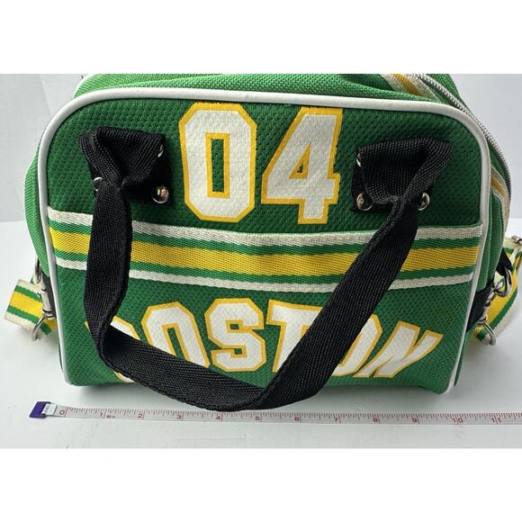 Boston Celtics Jersey Style Mini Shoulder Bag Gym Satchel *No Inside Zipper Pull - Picture 8 of 11